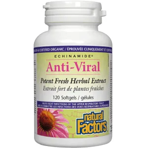 Natural Factors Echinamide Anti-Viral Potent Fresh Herbal Extract 120 Softgels