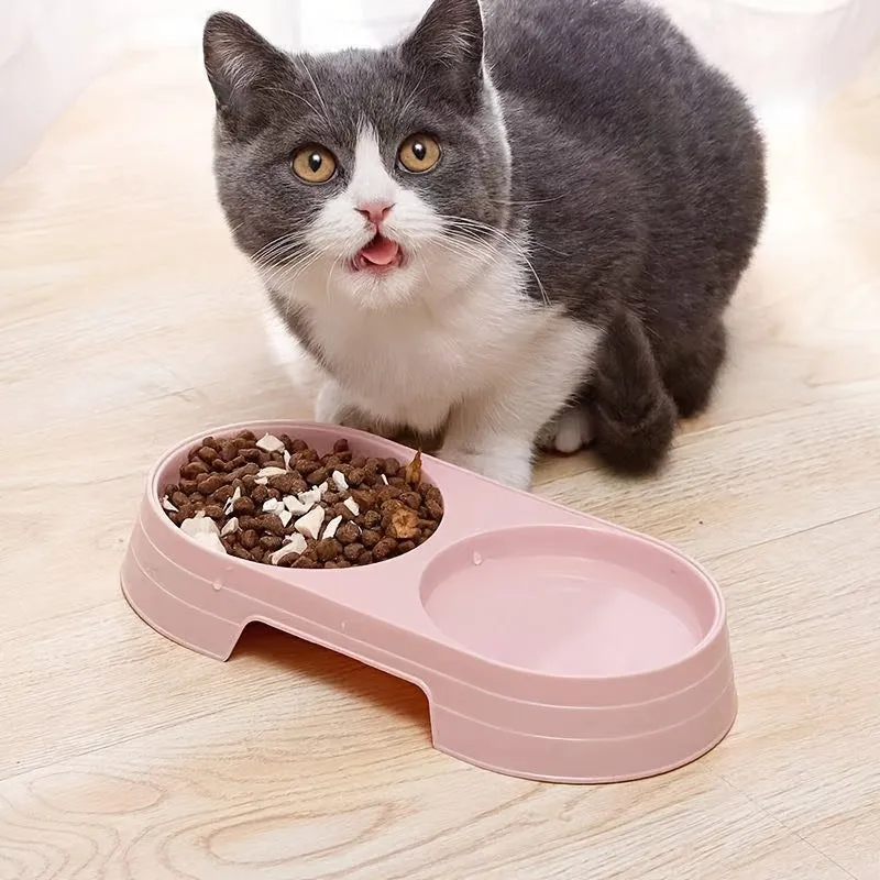 Pet Double Food And Water Pet Feeding Bowl