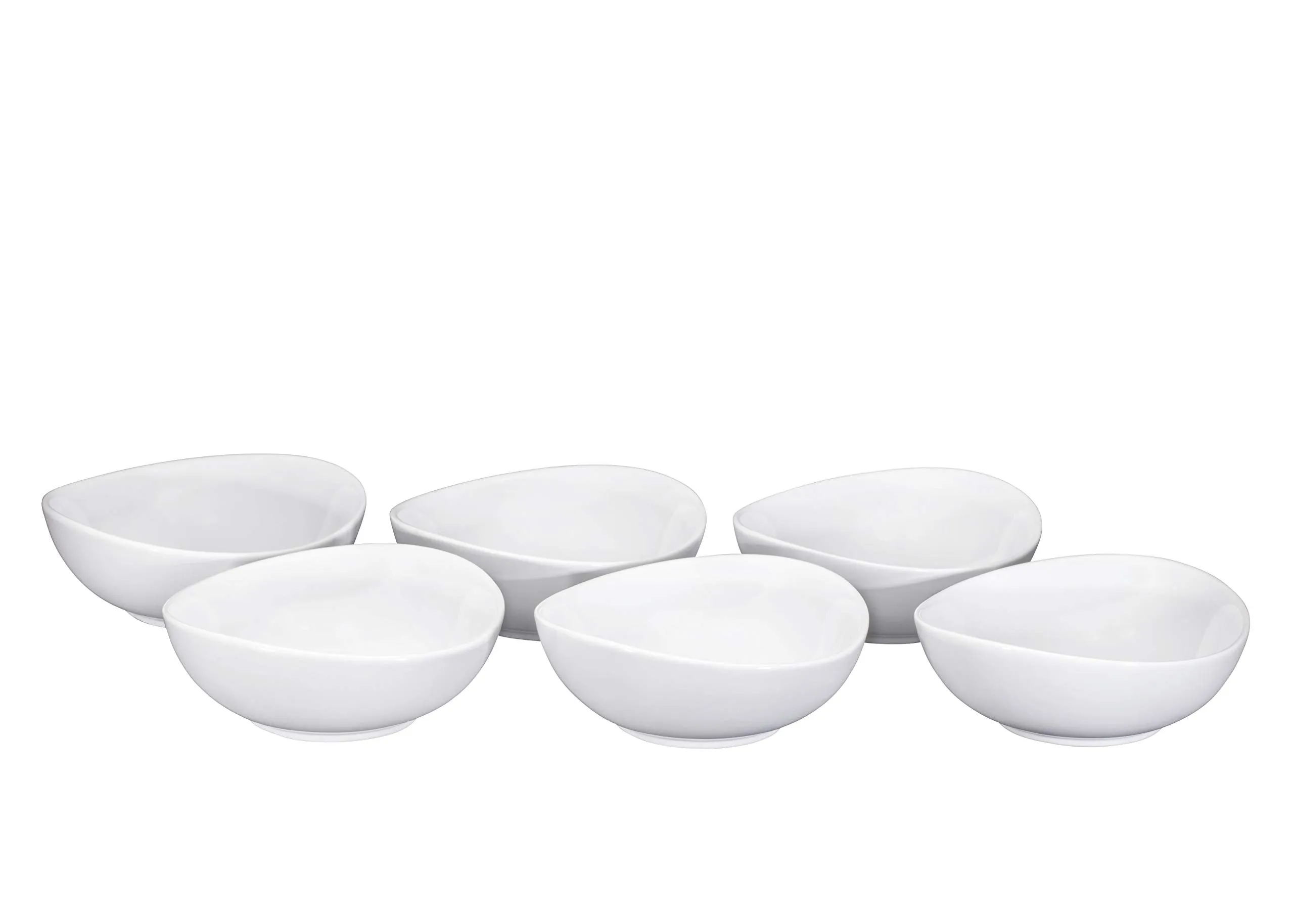 Porcelain Soup Bowls Set  18 Oz Durable Non-toxic Ceramic Bowls set of 6, Rice, Ice