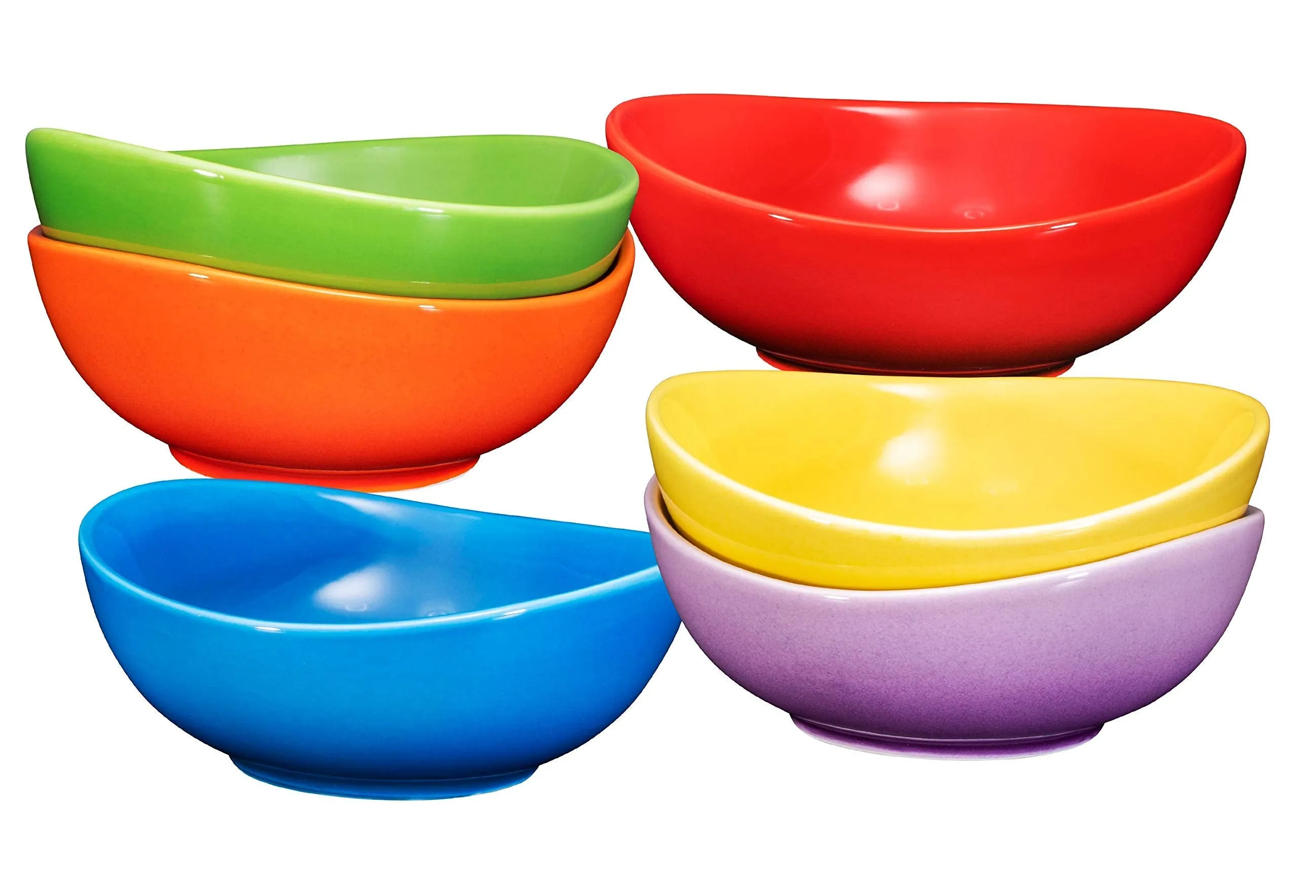 Porcelain Soup Bowls Set  18 Oz Durable Non-toxic Ceramic Bowls set of 6, Rice, Ice