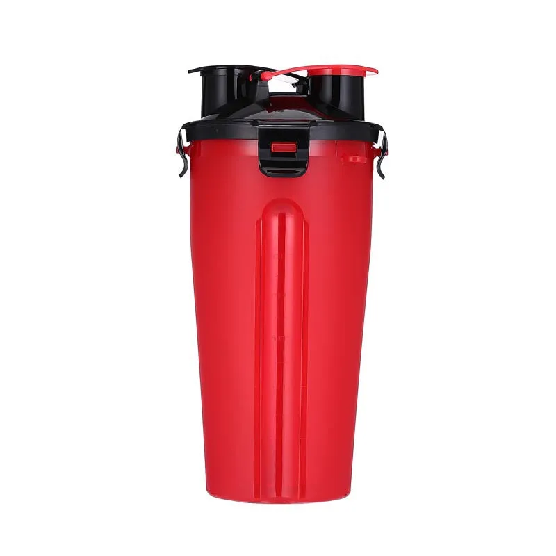 Portable Water Bottle Kettle with Fold Dog Food Bowl