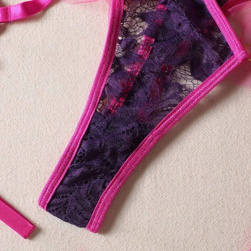 Purple Duchess Lingerie Set