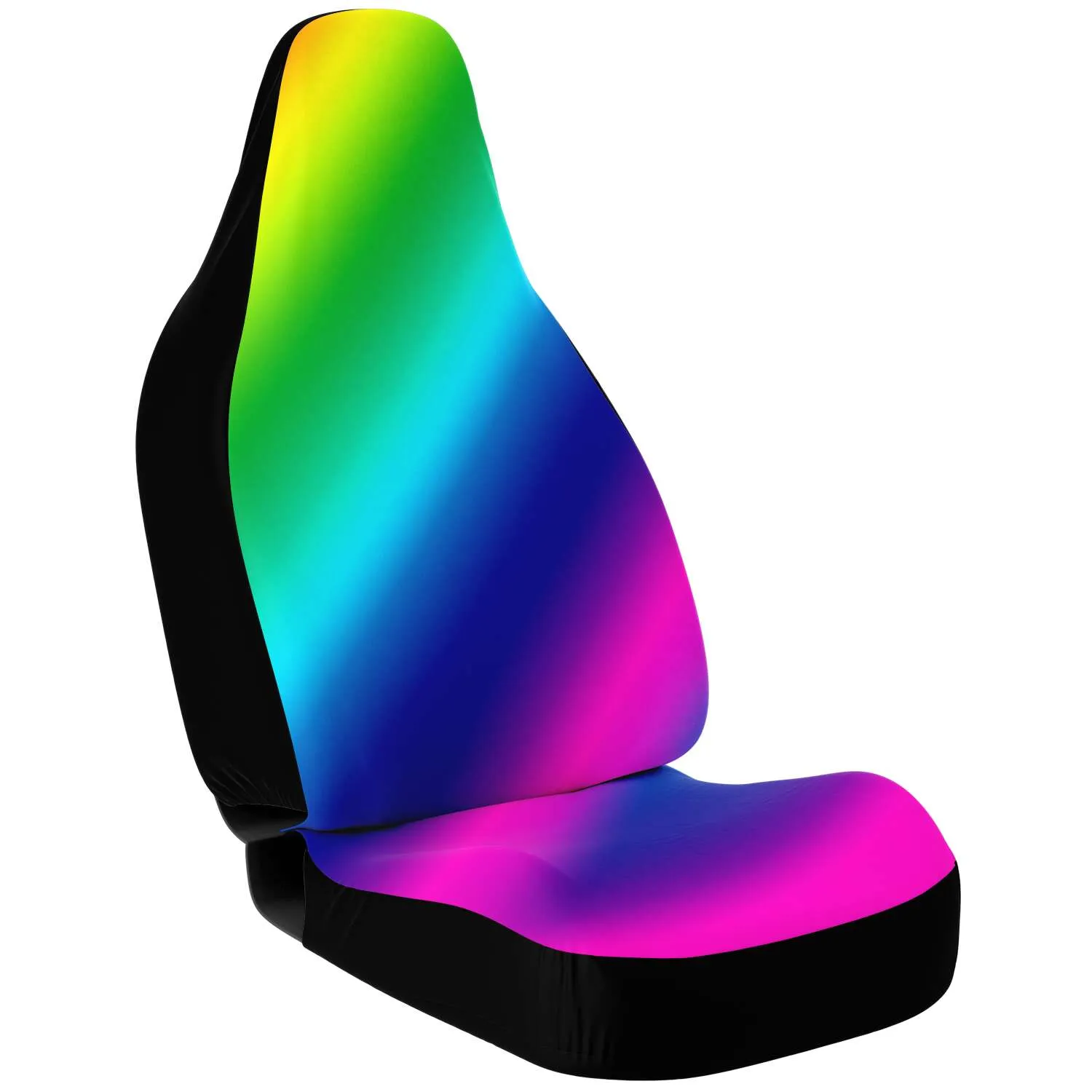 Rainbow Ombre Car Seat Covers, Gay Pride Rainbow Designer (2-Pack) Best Car Accessories