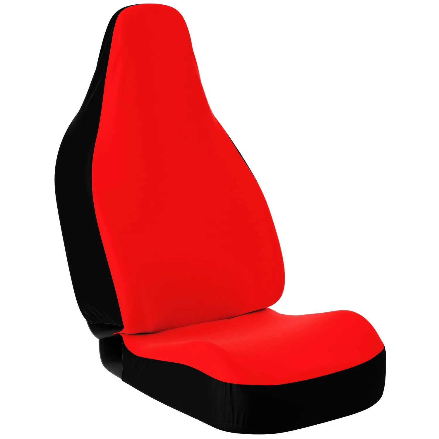 Red Car Seat Covers, Solid Red Colour Designer Bestselling Essential Premium Car Accessory