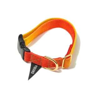 Red To Yellow Cotton Cat & Dog Collar