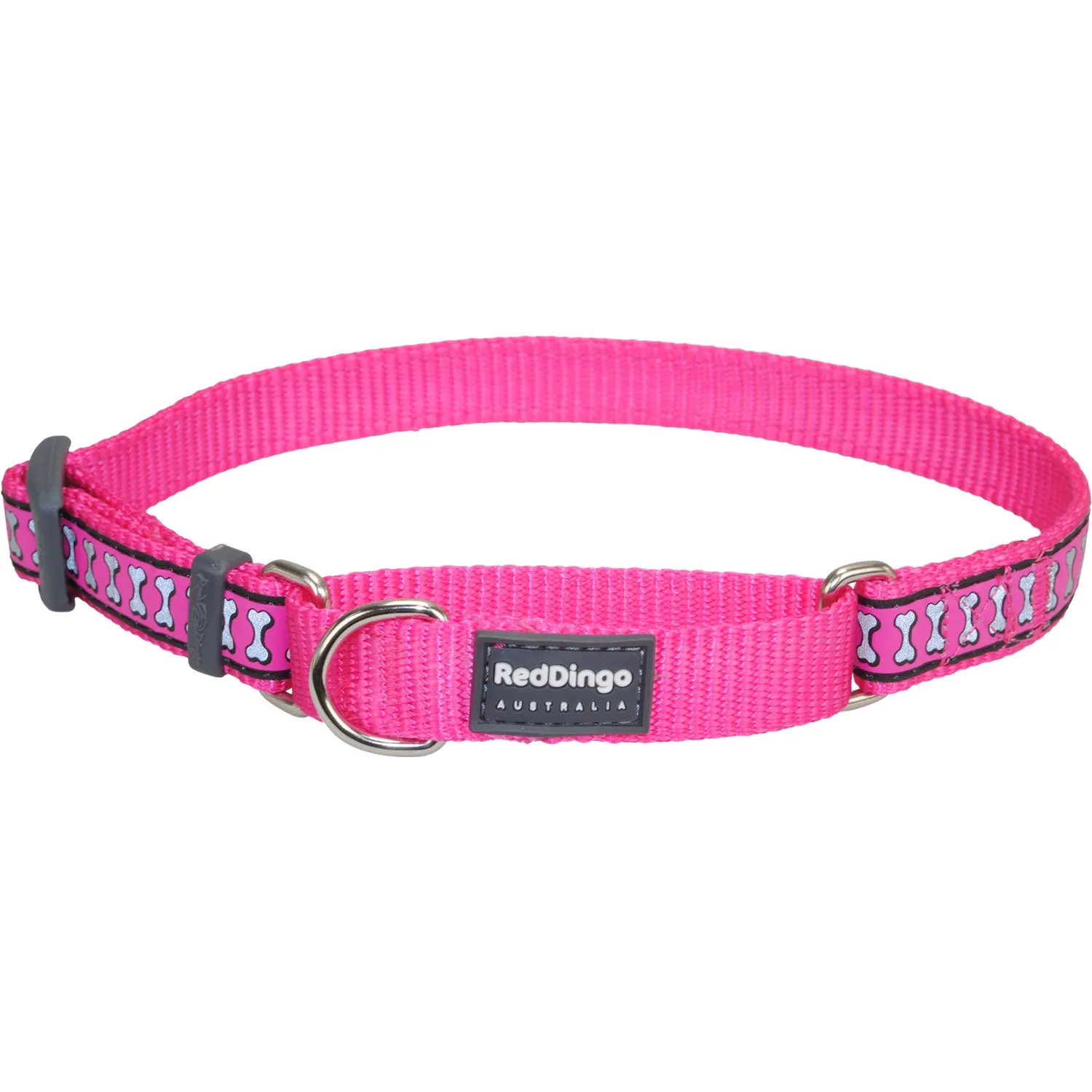 Reflective Bones Hot Pink Martingale