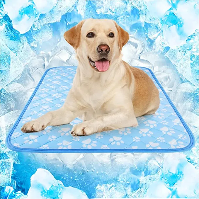 Revolutionary Cooling Mat for Pets,Blue Arc-chill Pro Natural Q Max 0.3