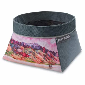 Ruffwear Quencher Artist Series Collapsible Food & Water Dog Bowl (Alvord Desert)