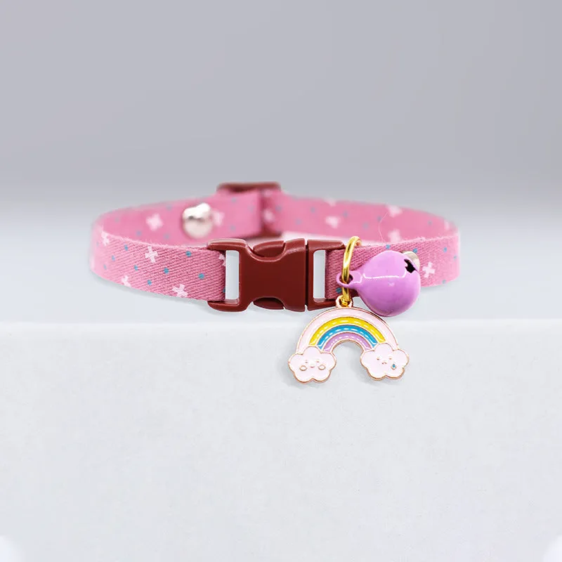 Safe and Adorable Cat Collars with Matching Charms