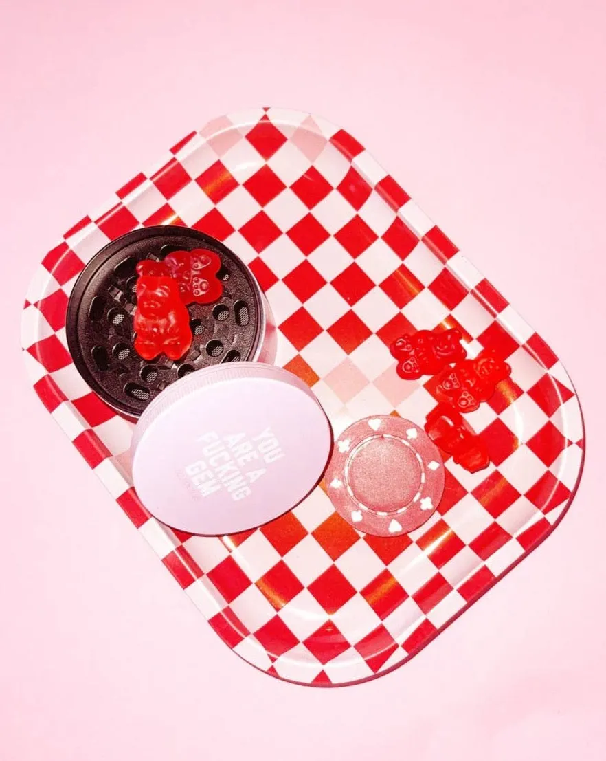 Small Checker Tray