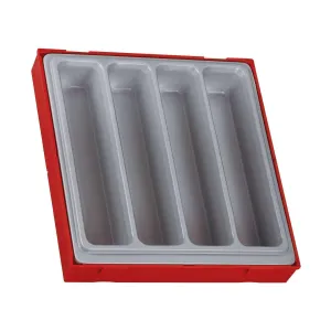 Teng Tools 4 Compartment Double Size Empty Plastic Storage Tray - TTD00