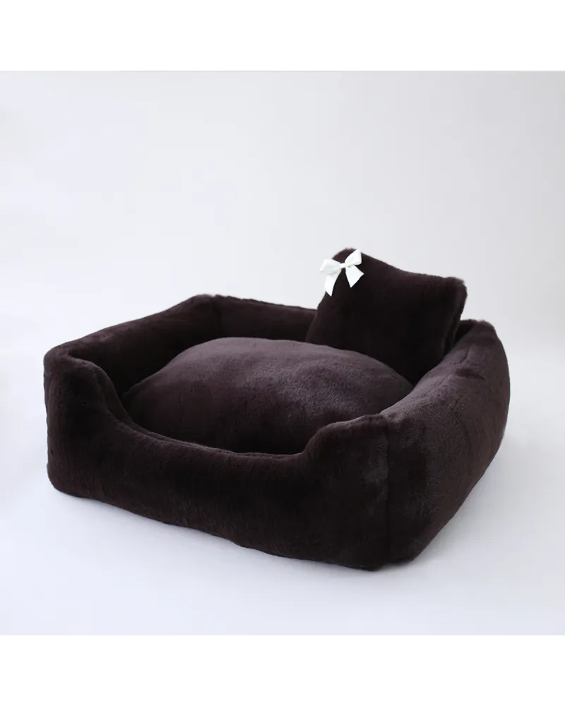 The Divine Dog Bed in Espresso (Custom/Direct-Ship) (Made in the USA)