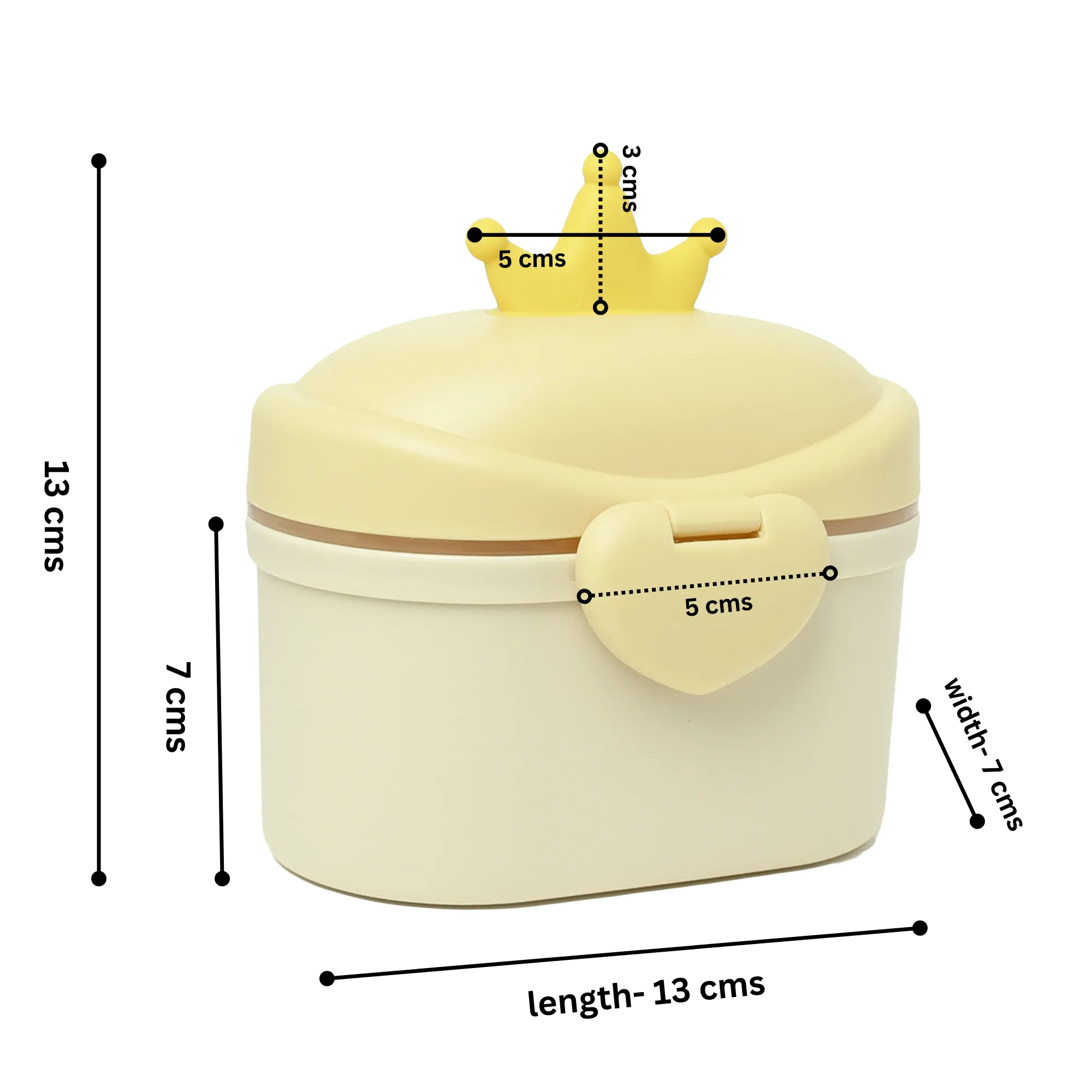 THE LITTLE LOOKERS Baby Milk Storage Container I Baby Milk Powder Dispenser, Kids Milk Powder Storage Container