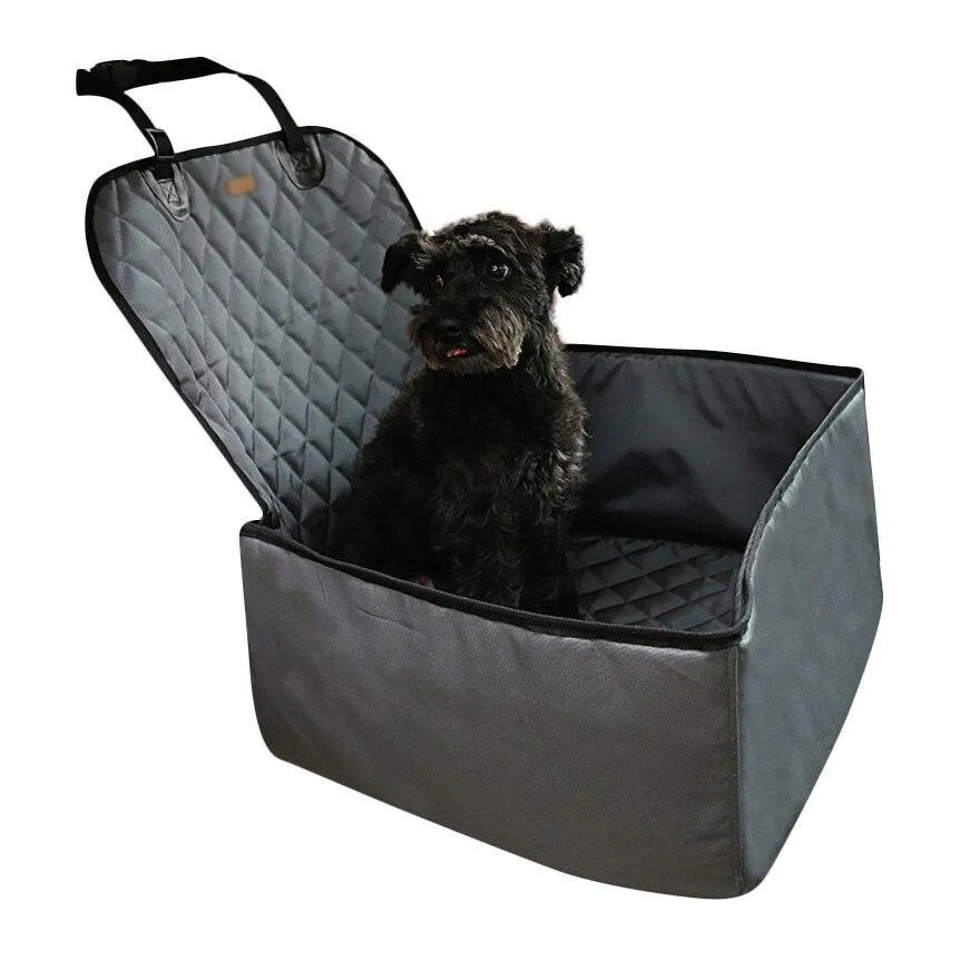 Ultimate Comfort & Protection: 2-IN-1 Dog Booster Seat & Car Seat Protector!