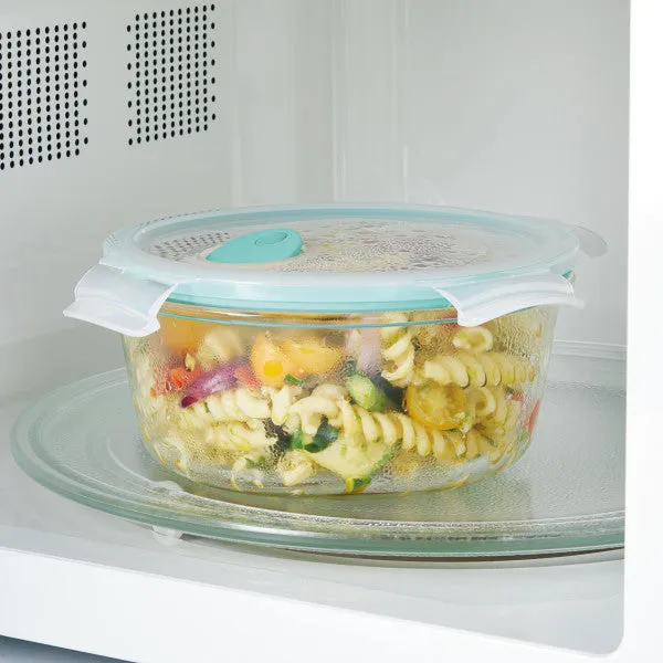 Vent Lid Glass 4-Piece 22-Oz Food Storage Container Set