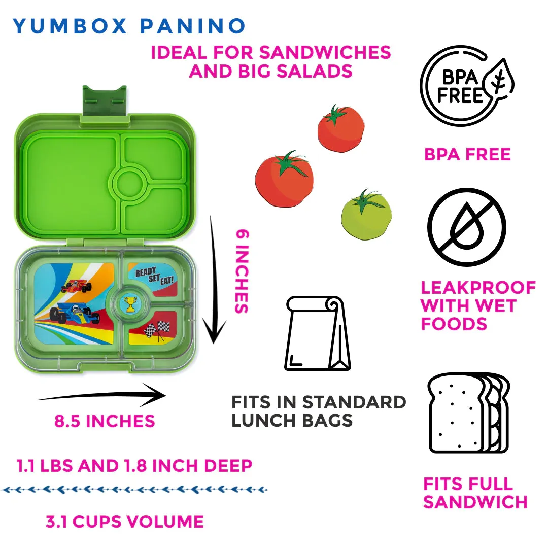 YUMBOX LEAKPROOF SANDWICH FRIENDLY BENTO BOX - MATCHA GREEN